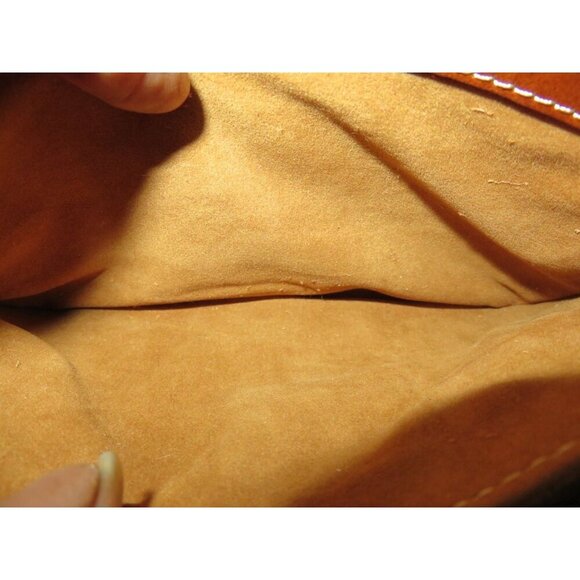 Patricia Nash Heritage Collection Leather Crossbody Wallet in Cognac - Picture 10 of 11